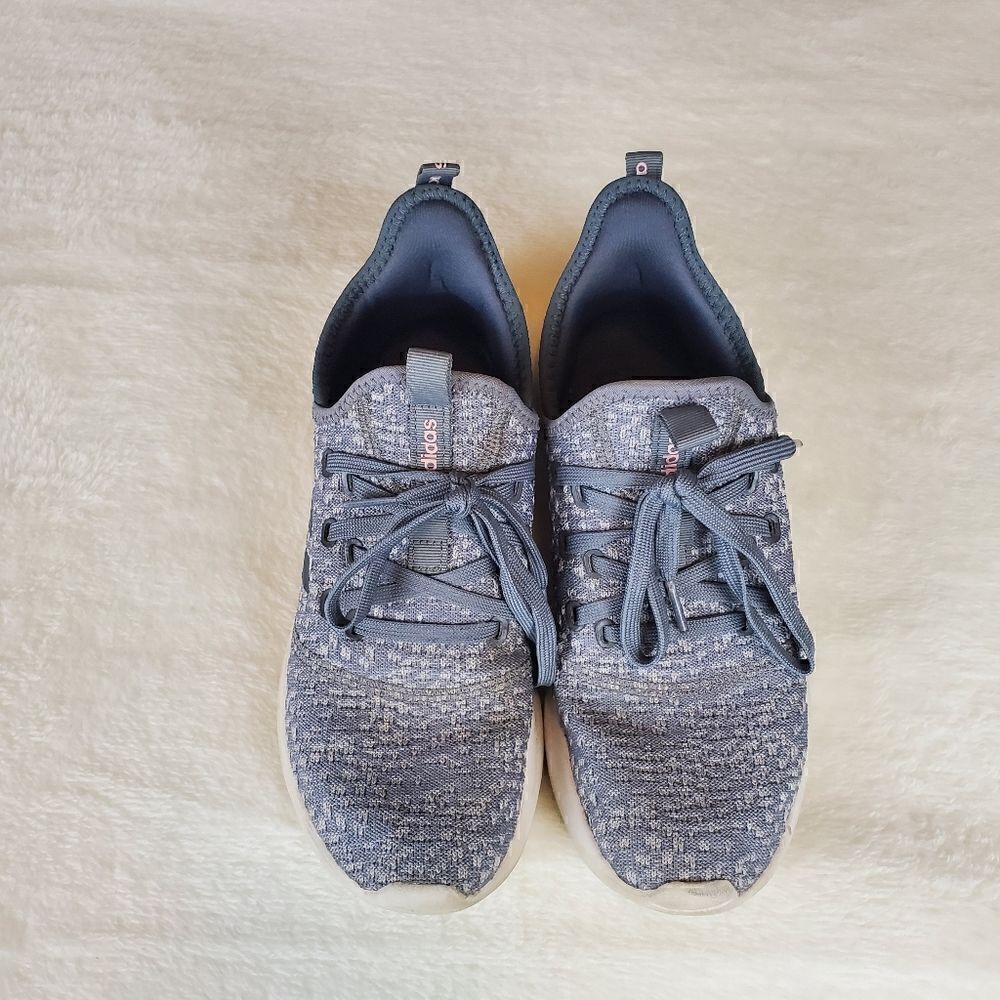 Adidas Cloudfoam Gray Athletic Shoes Size 8